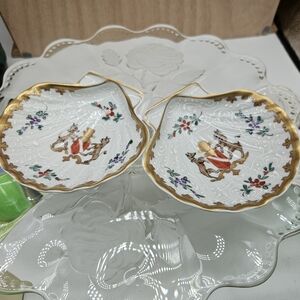 Shell Shaped Catchall Dish with Crest, Limoges